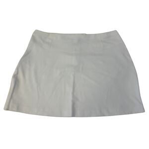 Casall Tennis Skirt Women's Size XL White Slits Pockets